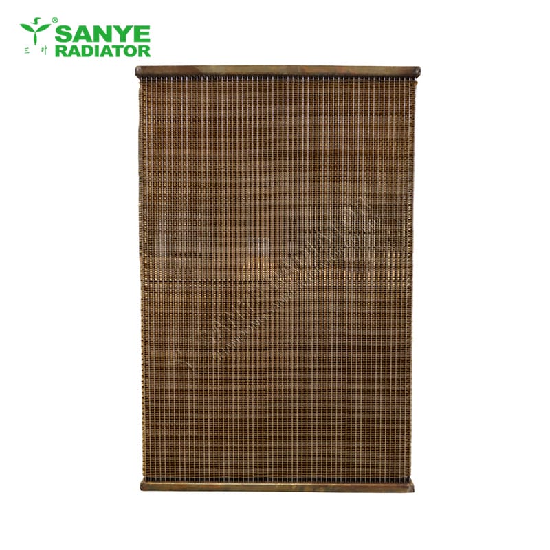 Customized Purple Copper Brass Assembled Flat Tab Seamless & Seamed Tube Flat Tube Tab Cooling Core Radiator