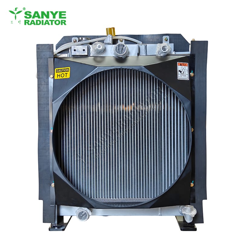 Customized Two Busy Radiator for Backhoe Loaders