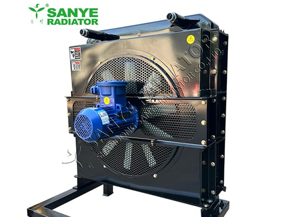 Customized radiators for explosion-proof machinery