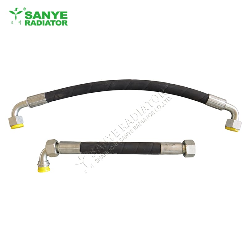 Rubber hose for monorail crane trains