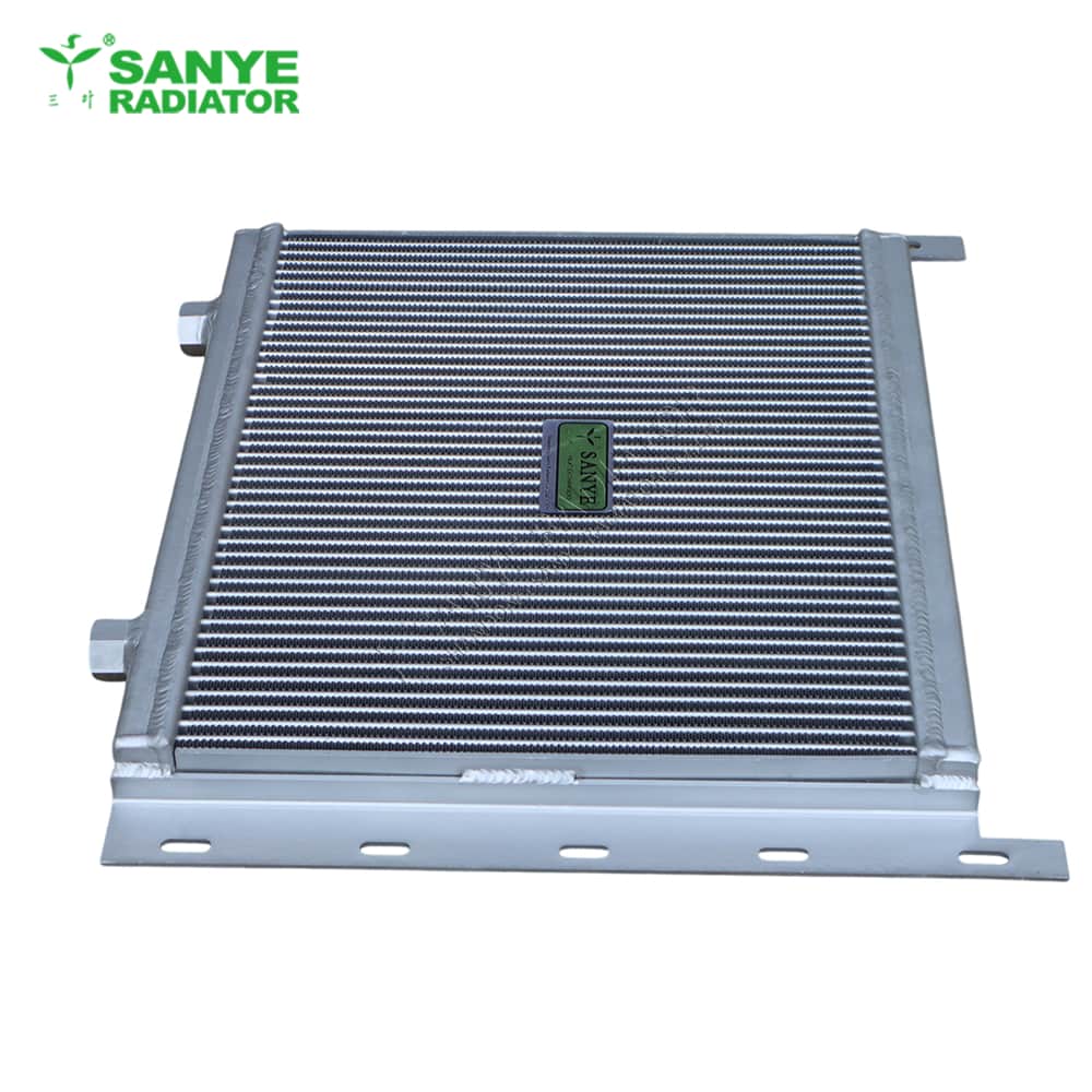 Custom OEM aluminium oil cooler for transmission loaders