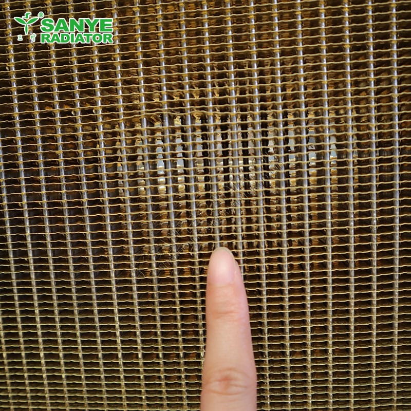 Customized Purple Copper Brass Assembled Flat Tab Seamless & Seamed Tube Flat Tube Tab Cooling Core Radiator