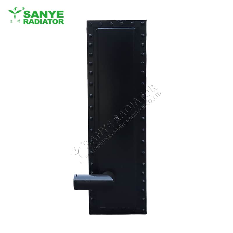 Custom irregular-shaped copper radiator for loaders