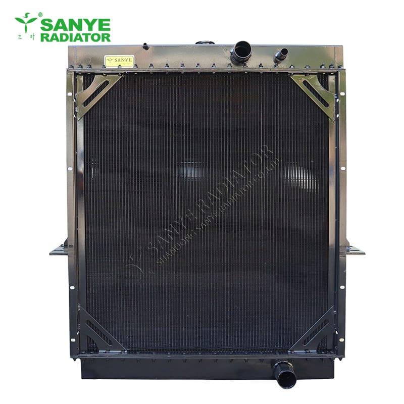 Copper radiator for road mixer adapted to XCMG