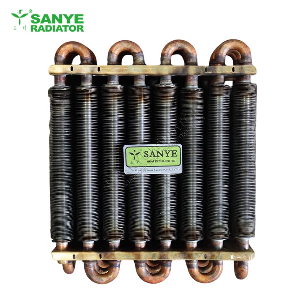 Custom OEM Laboratory Bench Copper Tube Aluminum Fin Oil Cooler
