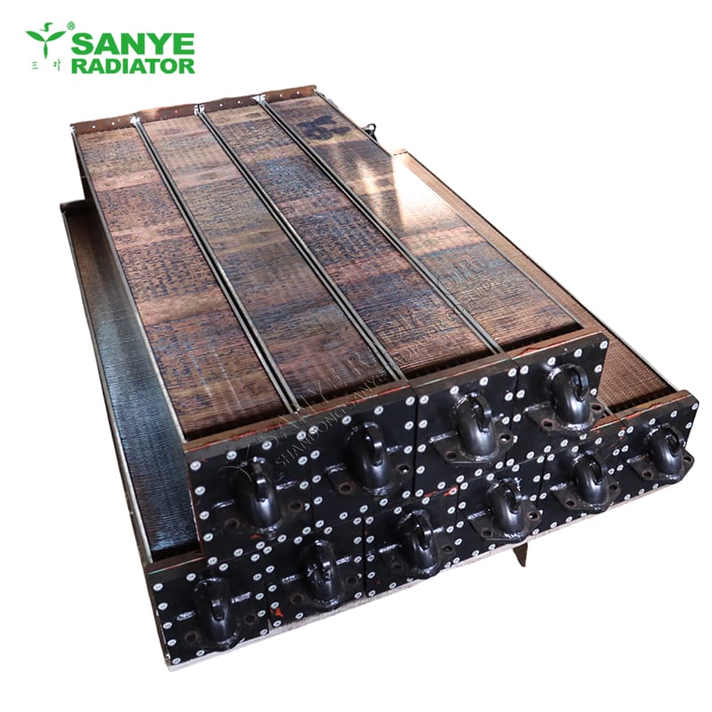 Tube & Strip Train Radiator for Internal Combustion Locomotives