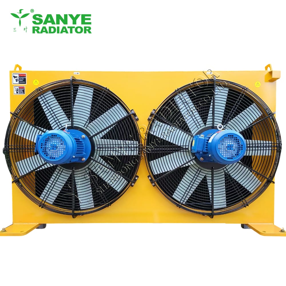 Dual-Fan Radiator for Hydraulic Power Unit
