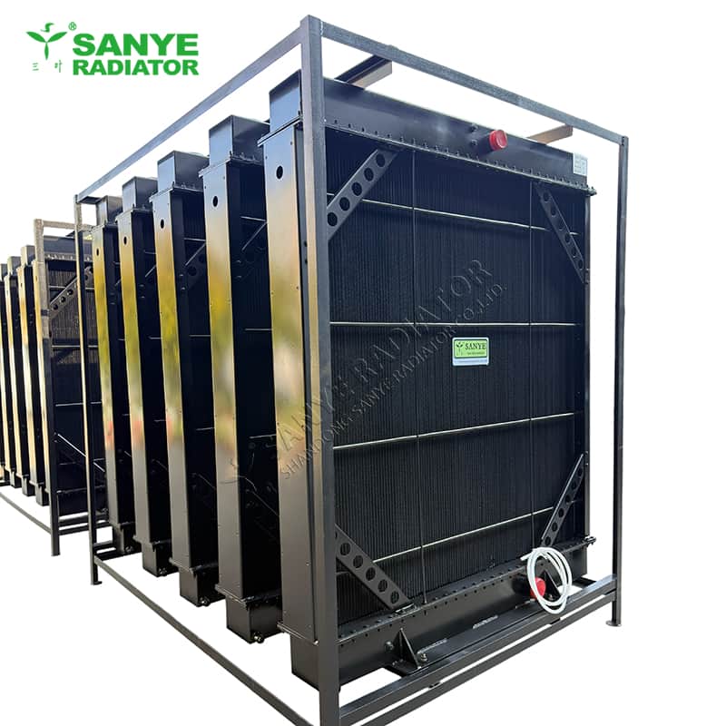 1000KW Generator Set Copper Radiator Assembly