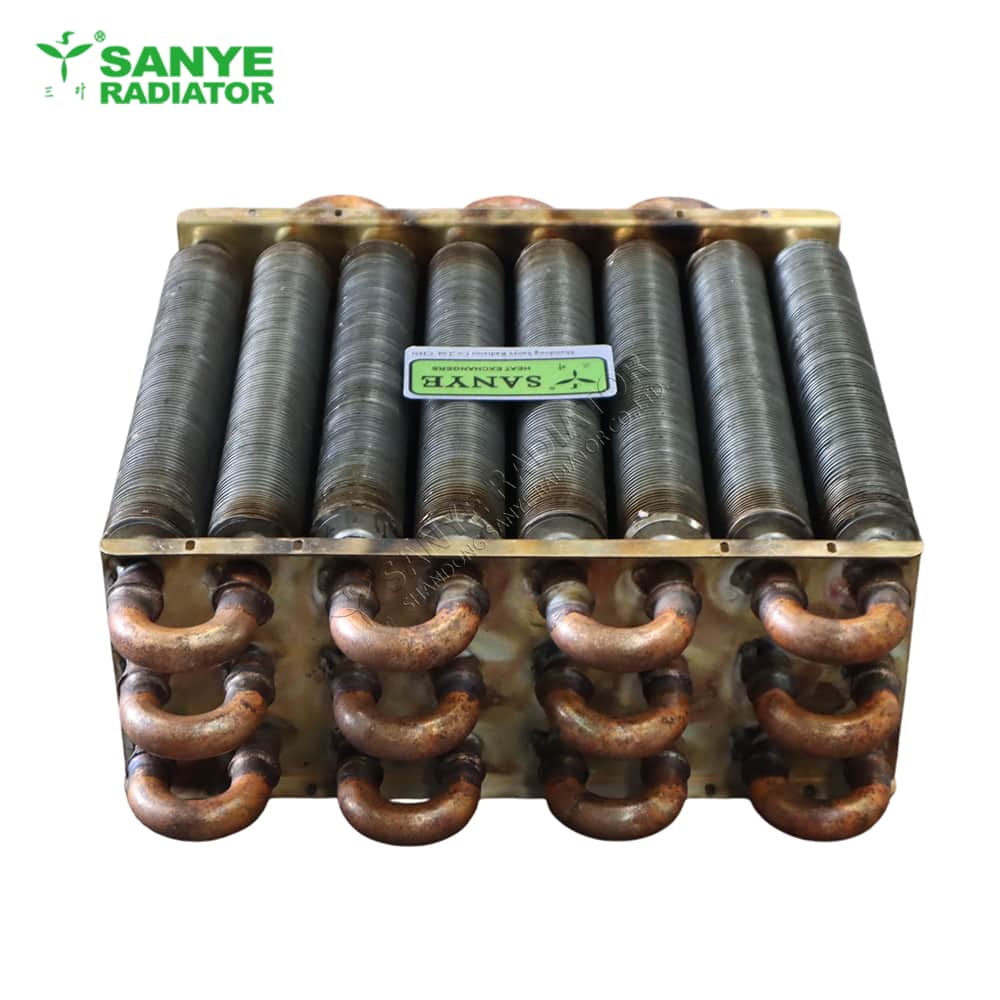 Custom OEM Laboratory Bench Copper Tube Aluminum Fin Oil Cooler