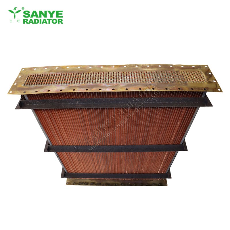 Customized copper assembled Z-type wavy copper seamless pipe heat tape heat sink core radiator