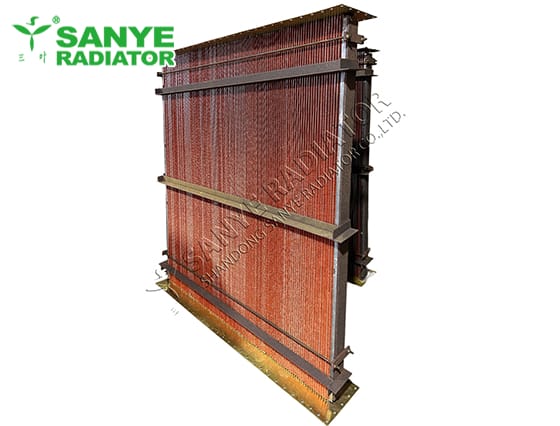 Custom radiator copper core for genset