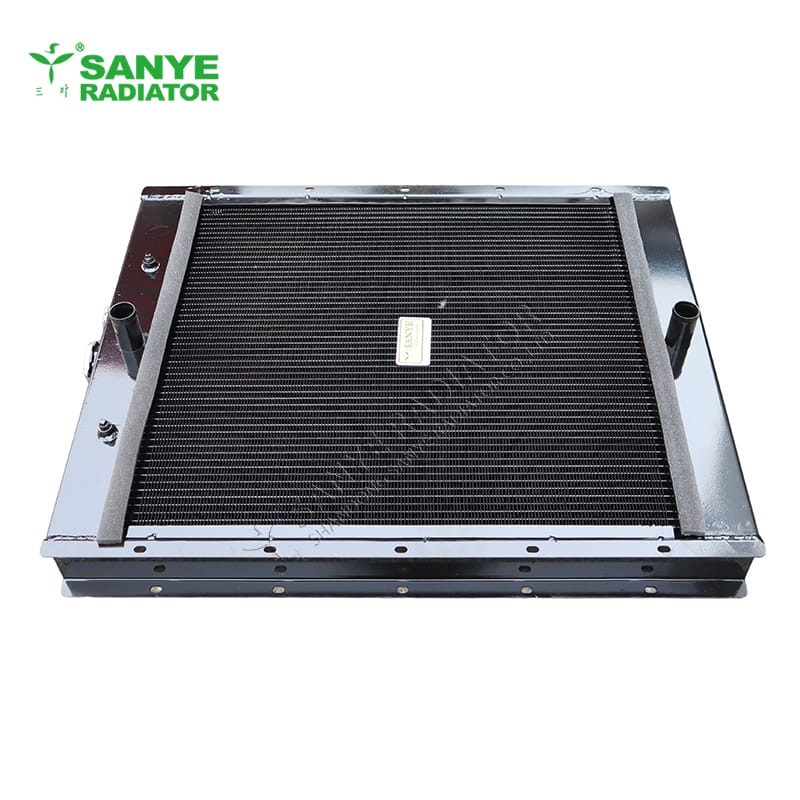 Customized copper radiator for air compressors