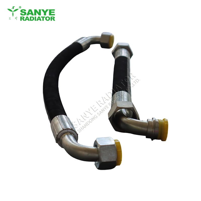 Rubber hose for monorail crane trains