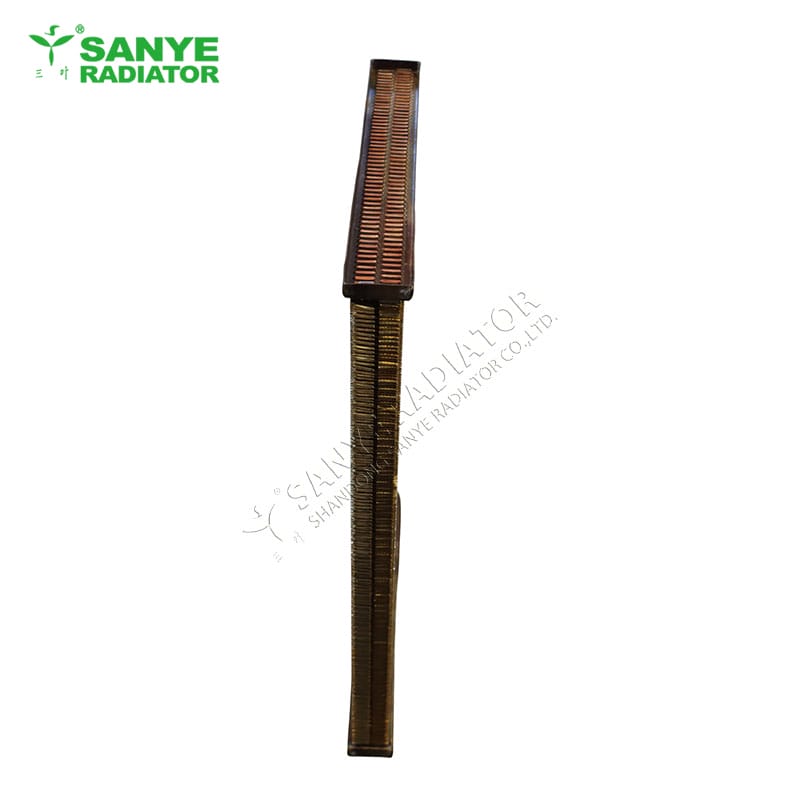 Customized Purple Copper Brass Assembled Flat Tab Seamless & Seamed Tube Flat Tube Tab Cooling Core Radiator