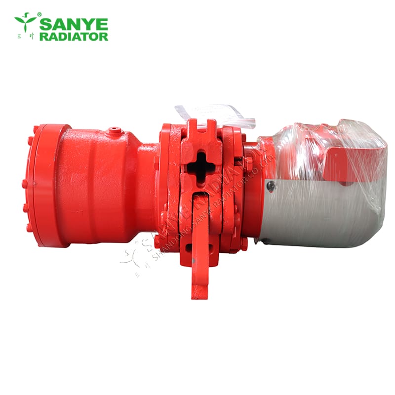 Hydraulic chain hoist for monorail crane trains