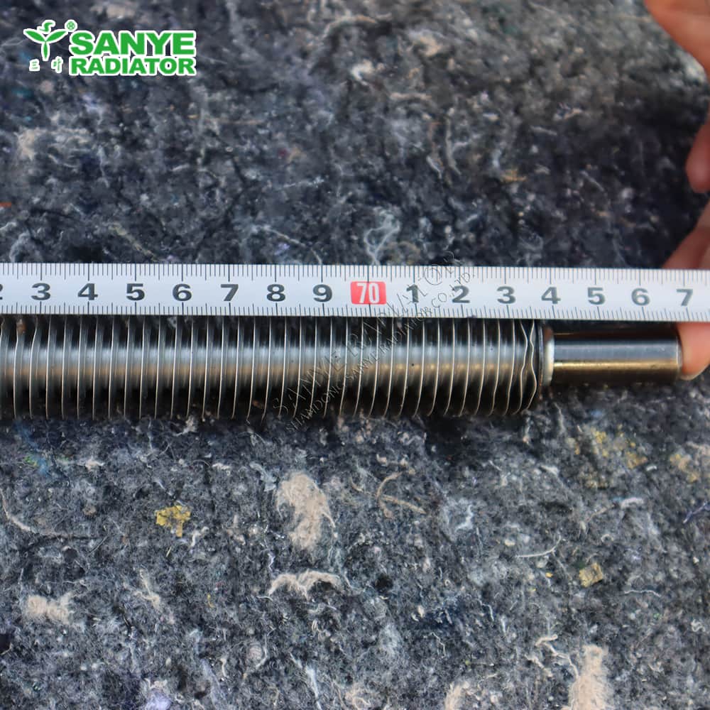 77x2.6(cm) Radiator Pleated Fin Tubes (Spiral Tension Wound Fin Tubes)