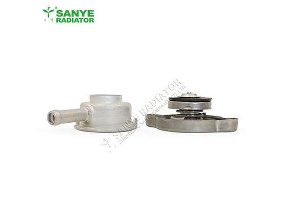 Radiator cap 6.5x4.5x2.5 (cm) with spout Aluminum Iron Galvanized