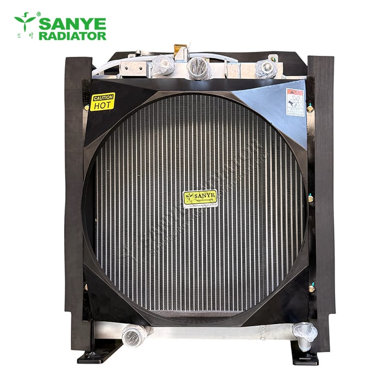 Customized Two Busy Radiator for Backhoe Loaders