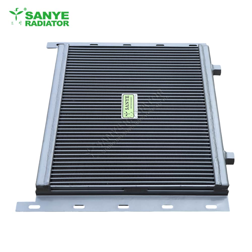 Custom OEM aluminium oil cooler for transmission loaders