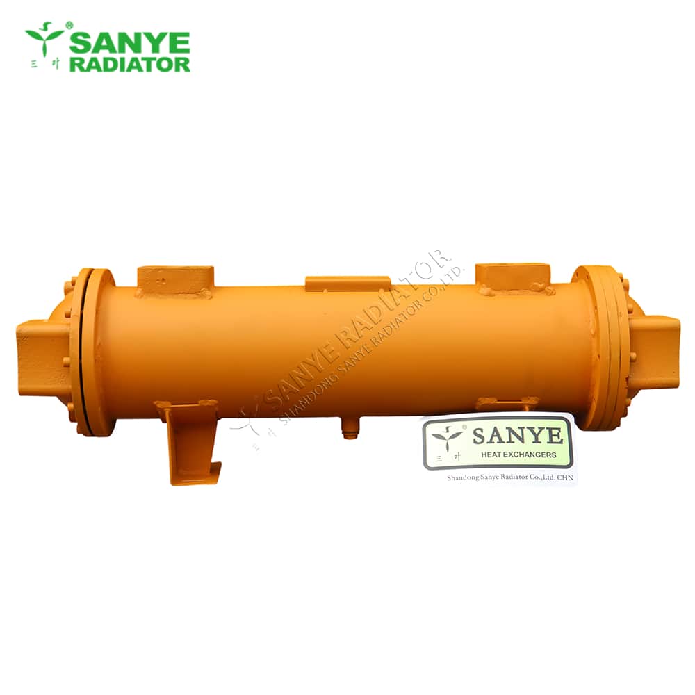 Zichai 6170 8170 Z6170 copper tube oil cooler for marine engine