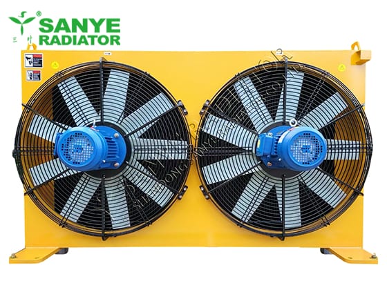 Dual-Fan Radiator for Hydraulic Power Unit