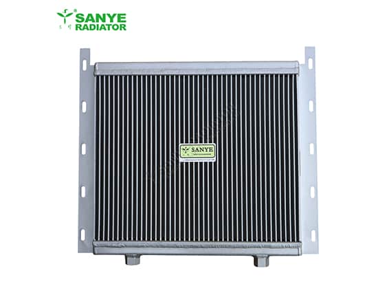 Custom OEM aluminium oil cooler for transmission loaders