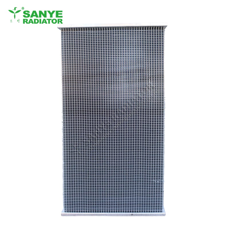 Double-layer aluminum radiator core