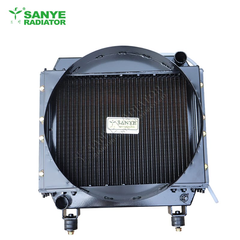 定制S2110铜水箱散热器 用于发电机组