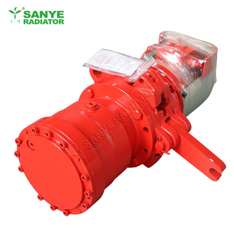 Hydraulic chain hoist for monorail crane trains