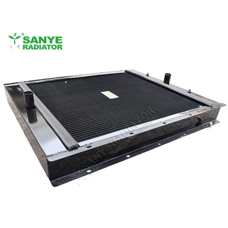 Customized copper radiator for air compressors