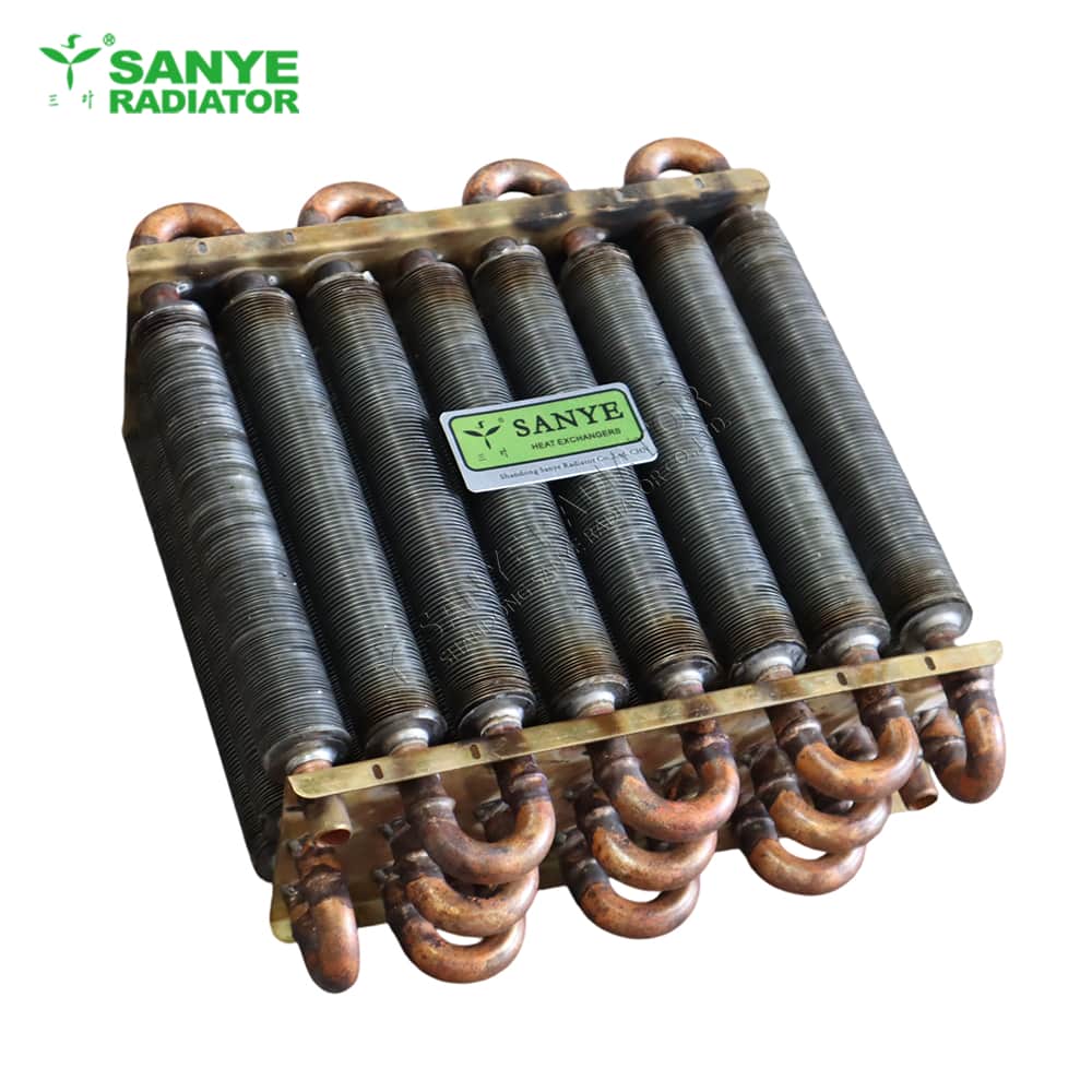 Custom OEM Laboratory Bench Copper Tube Aluminum Fin Oil Cooler