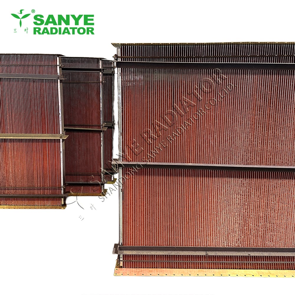 Custom radiator copper core for genset