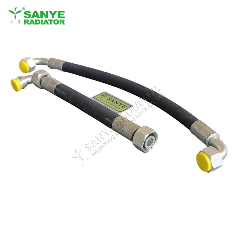 Rubber hose for monorail crane trains