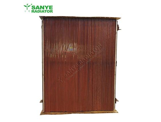 Customized copper assembled Z-type wavy copper seamless pipe heat tape heat sink core radiator