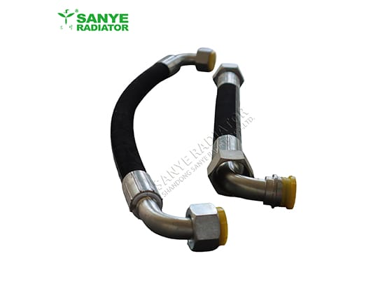Rubber hose for monorail crane trains