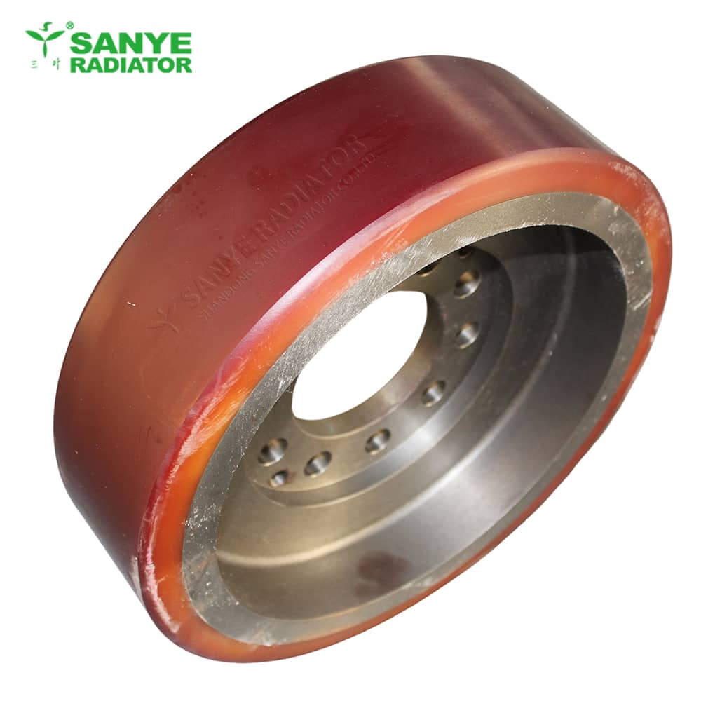 Monorail crane train drive wheels (friction wheels) for mine transportation machinery