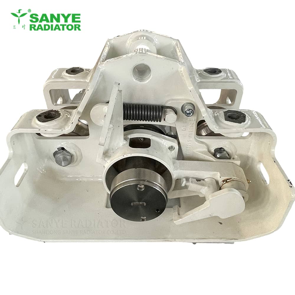 Over-speed protection trolley assembly for monorail crane trains