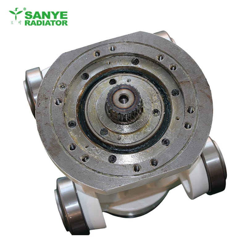 Friction wheel bracket for Monorail crane train