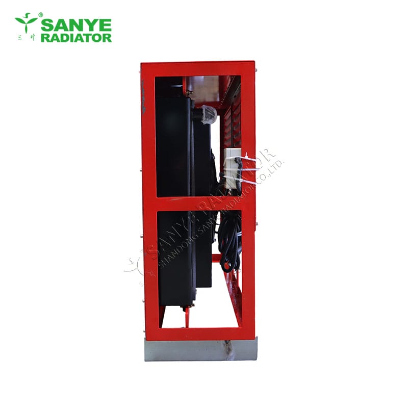 Well Workover Radiator with Dual Fan Temperature Controller for Oil Drilling Machinery