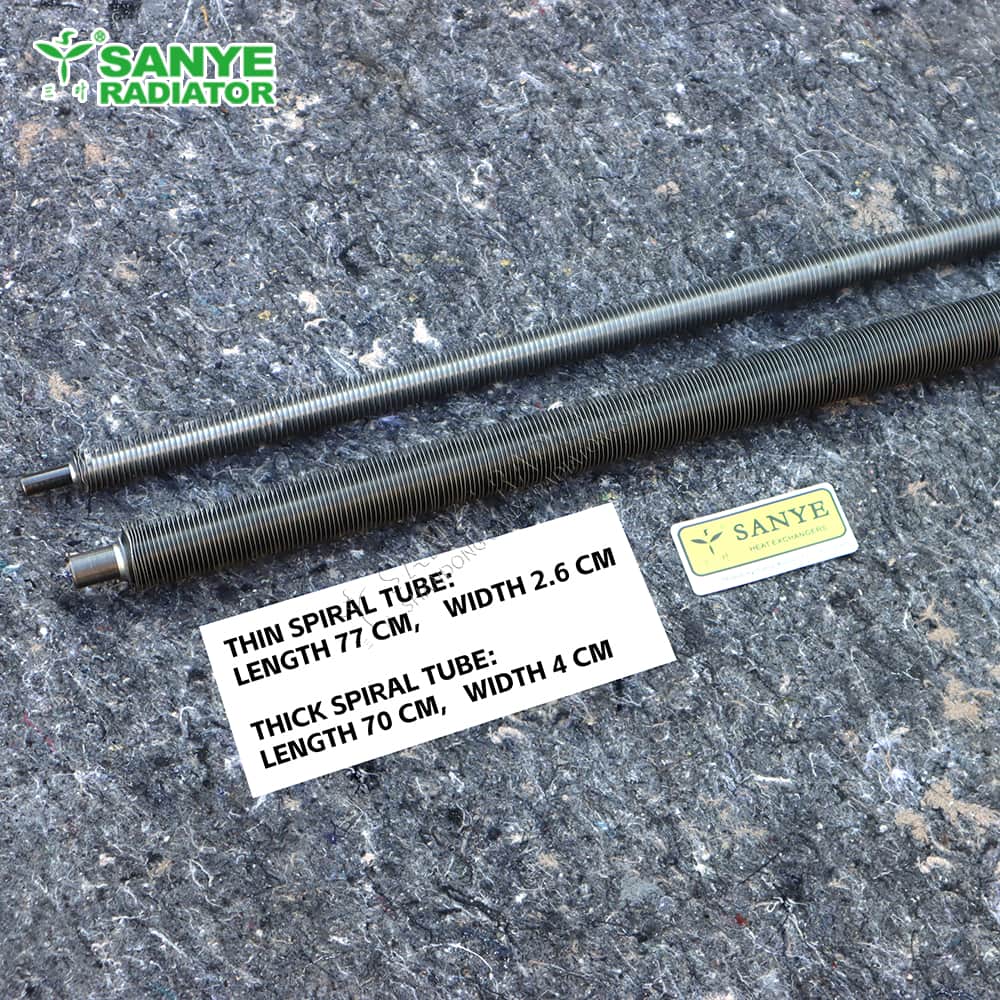 70x4(cm) radiator pleated finned tube (spiral tension wound finned tube)