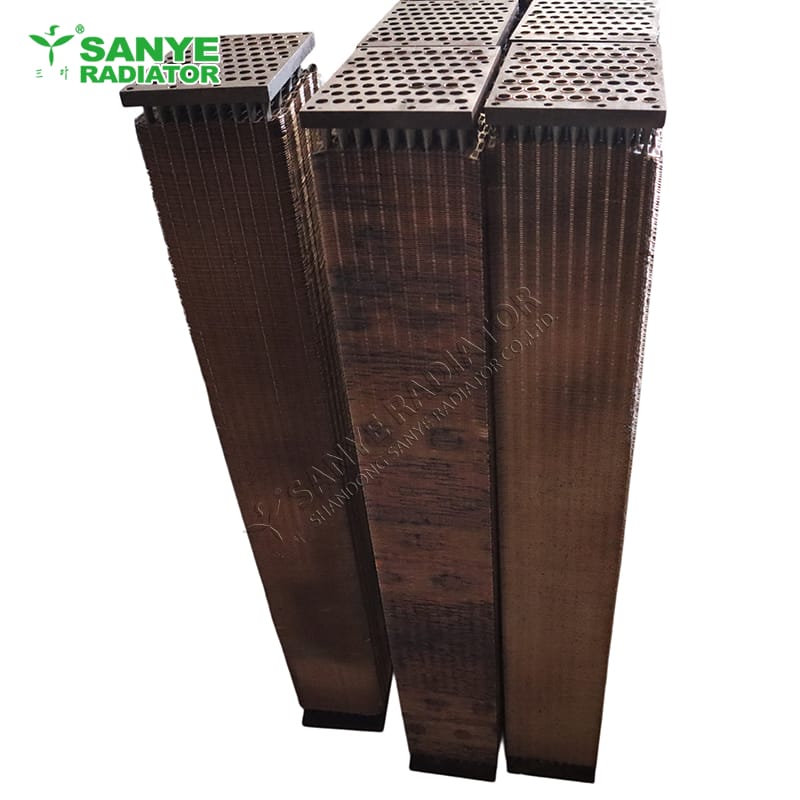Tube & Strip Train Radiator for Internal Combustion Locomotives