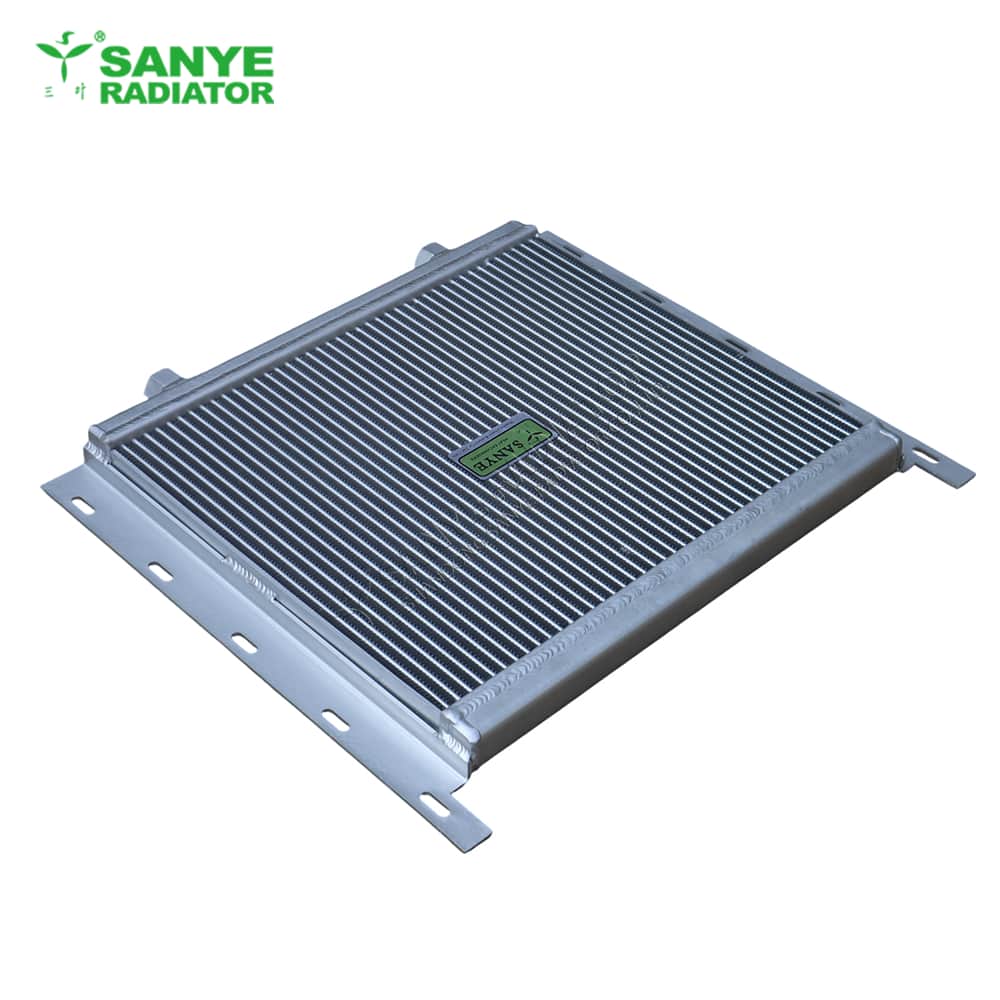 Custom OEM aluminium oil cooler for transmission loaders