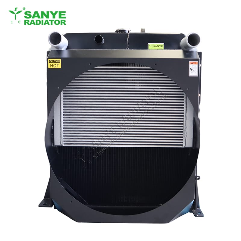 162KW/180KW铜铝散热器总成适用于抛雪机除雪车