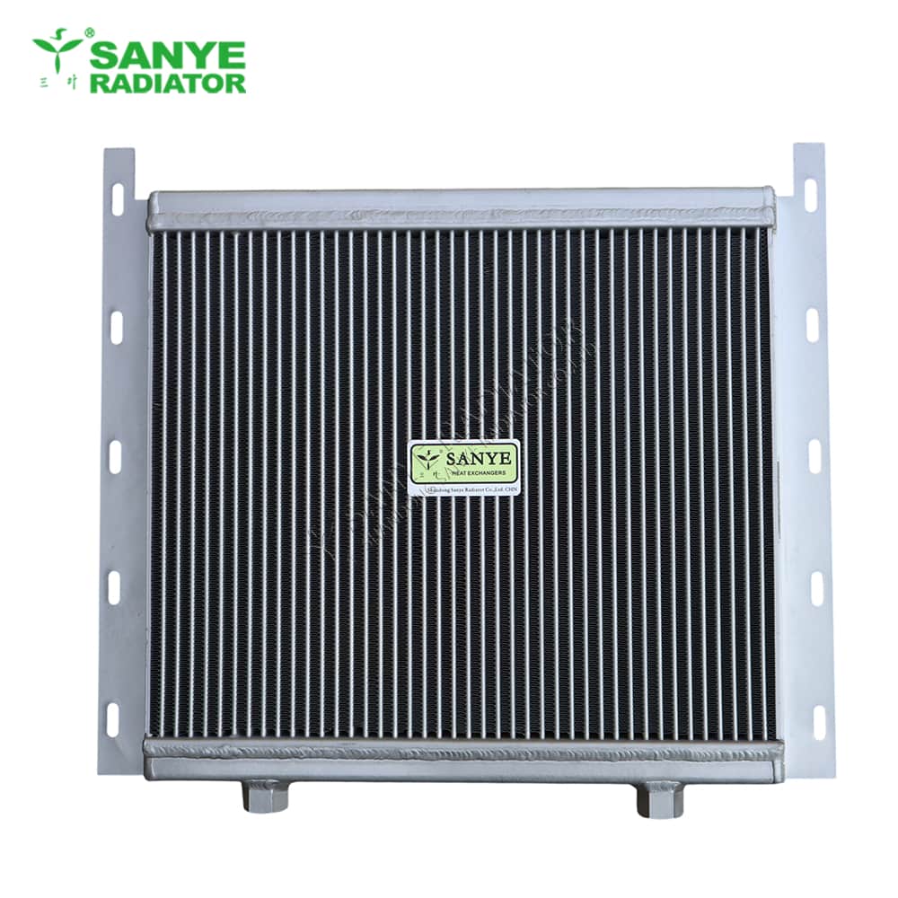 Custom OEM aluminium oil cooler for transmission loaders