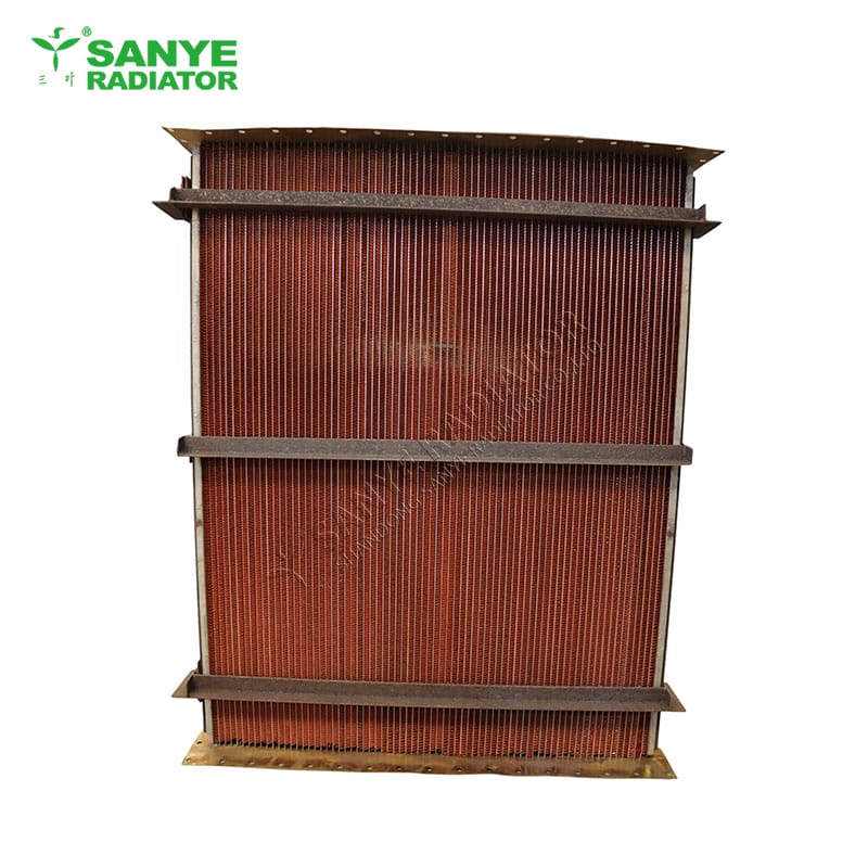 Customized copper assembled Z-type wavy copper seamless pipe heat tape heat sink core radiator