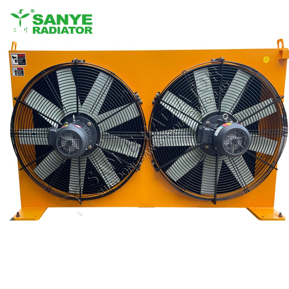 Dual-Fan Radiator for Hydraulic Power Unit