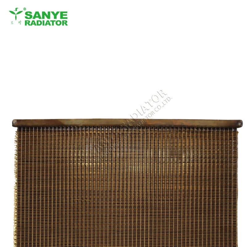 Customized Purple Copper Brass Assembled Flat Tab Seamless & Seamed Tube Flat Tube Tab Cooling Core Radiator