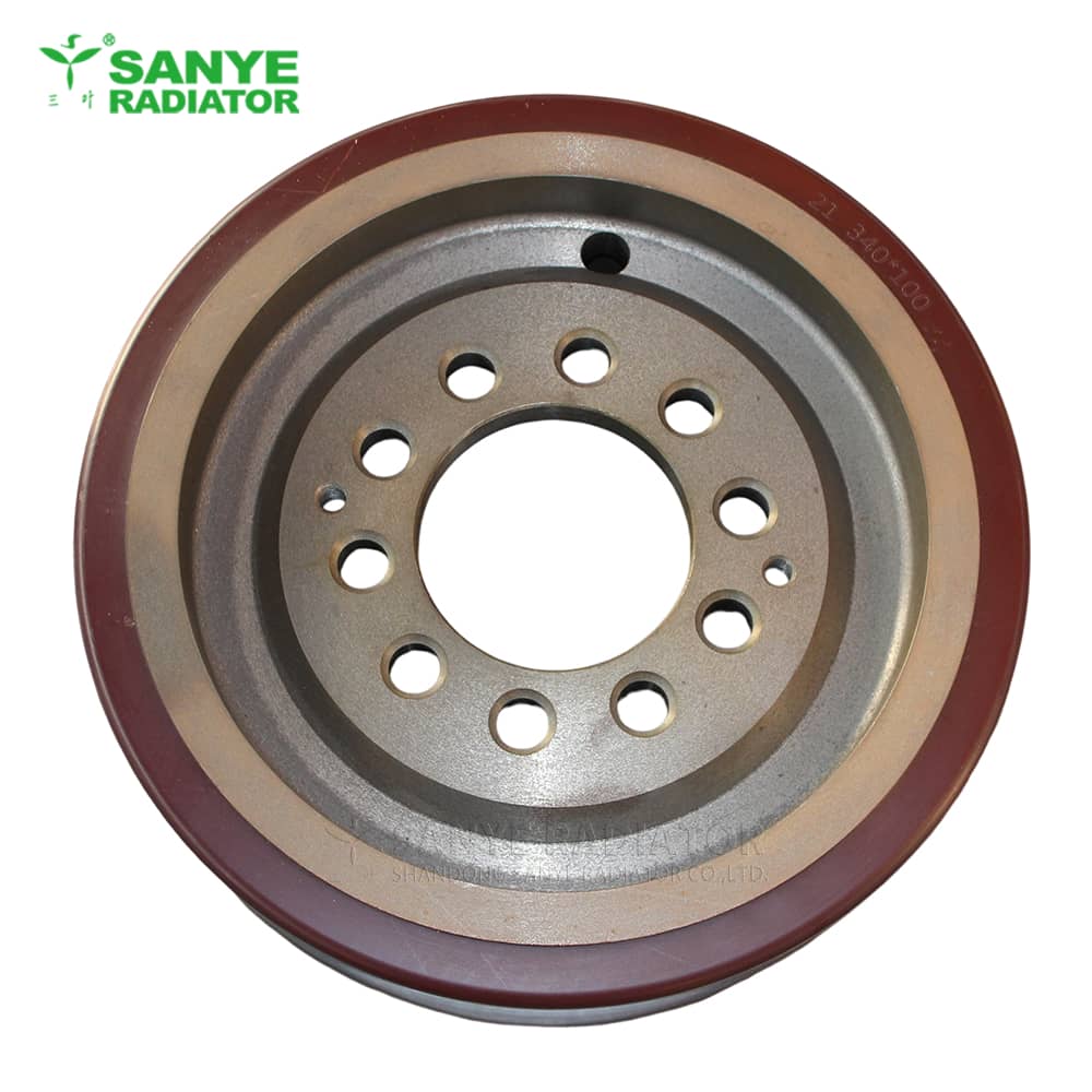 Monorail crane train drive wheels (friction wheels) for mine transportation machinery