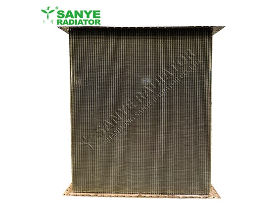 9-row copper radiator core (semi-finished)
