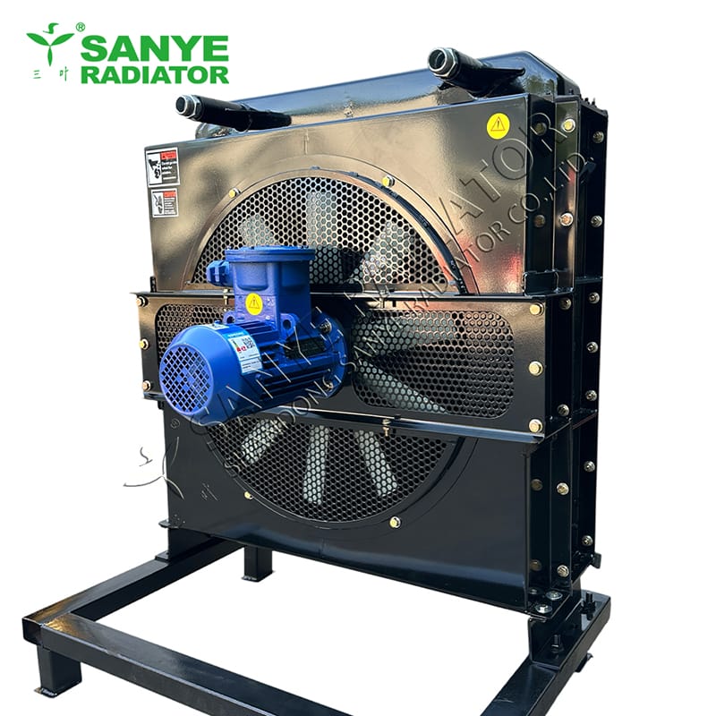 Customized radiators for explosion-proof machinery